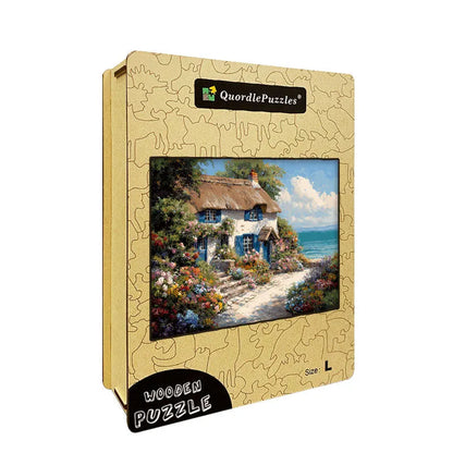 Seaside Cottage Wooden Jigsaw Puzzle