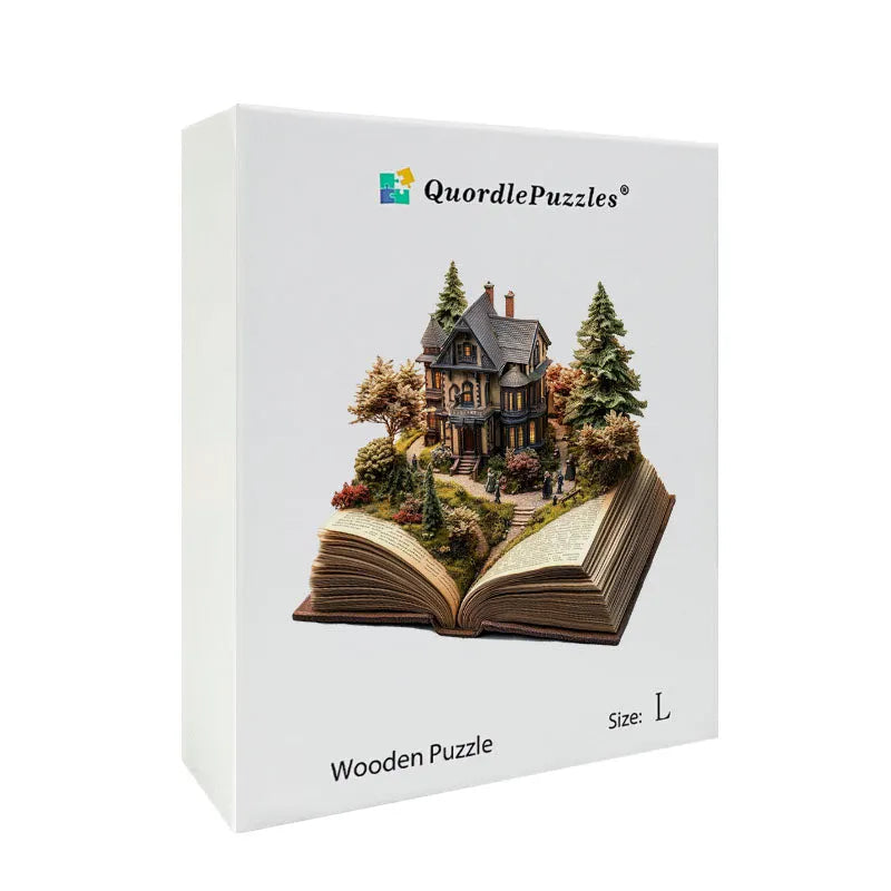 3D Victorian Manor Wooden Jigsaw Puzzle