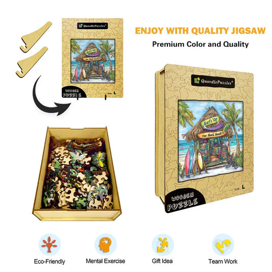 Shell Shack Wooden Jigsaw Puzzle