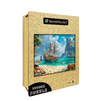 Pirate Island Wooden Jigsaw Puzzle