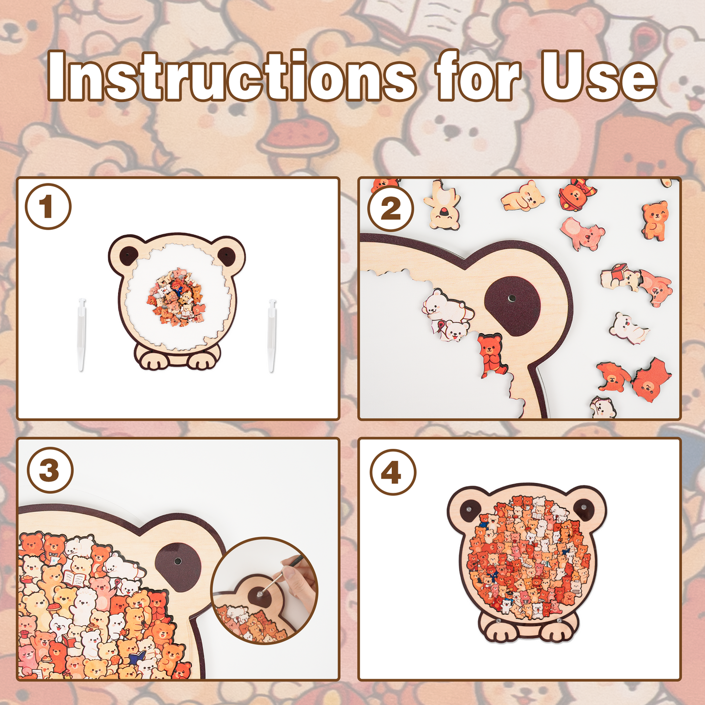 Teddy Bear Parade Gathering Display Puzzle