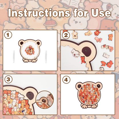 Teddy Bear Parade Gathering Display Puzzle